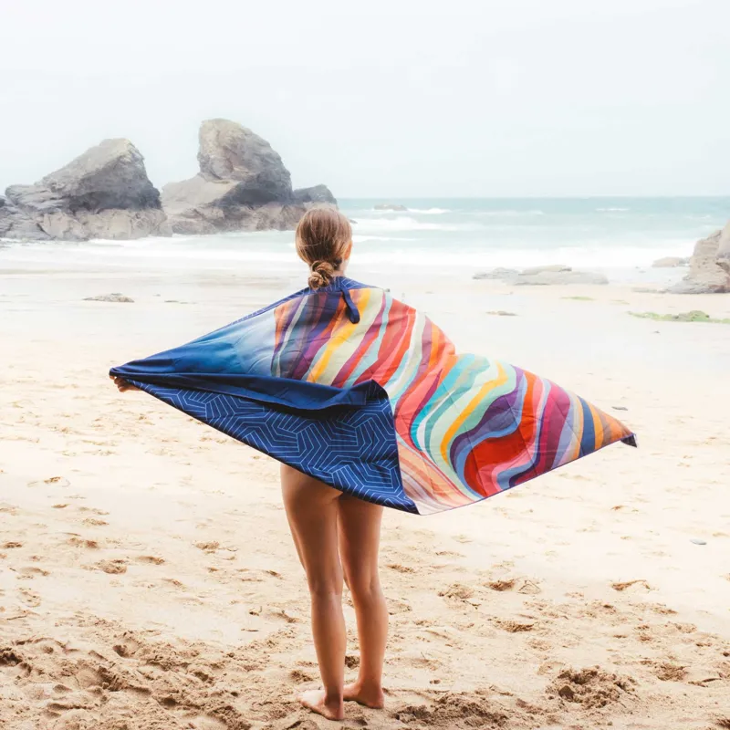 Lifeventure Giant Recycled SoftFibre Trek Towel - Rainbow Mountain-3