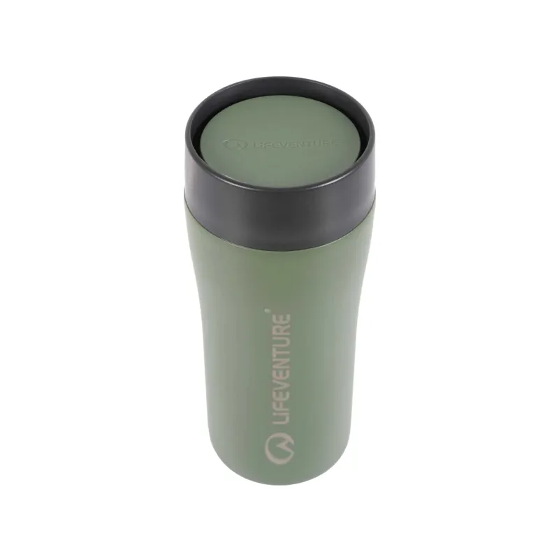 Lifeventure One-Touch Thermal Mug 350ml - Khaki-1