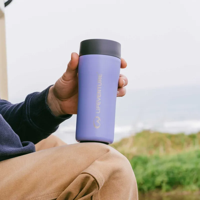 Lifeventure One-Touch Thermal Mug 350ml - Lavender-2
