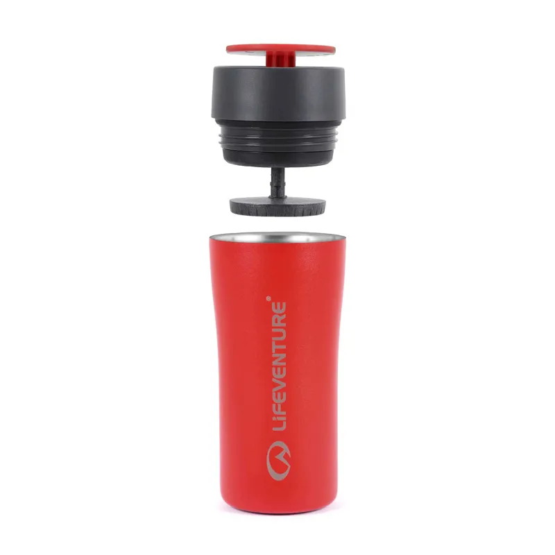 Lifeventure One-Touch Thermal Mug 350ml - Red-2