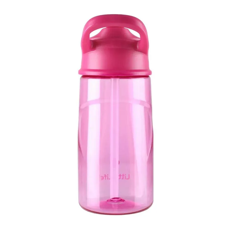 Littlelife Flip Top Water Bottle Pink 550ml-1