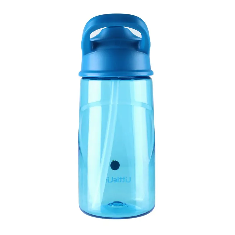 Littlelife Flip Top Water Bottle Blue 550ml-1