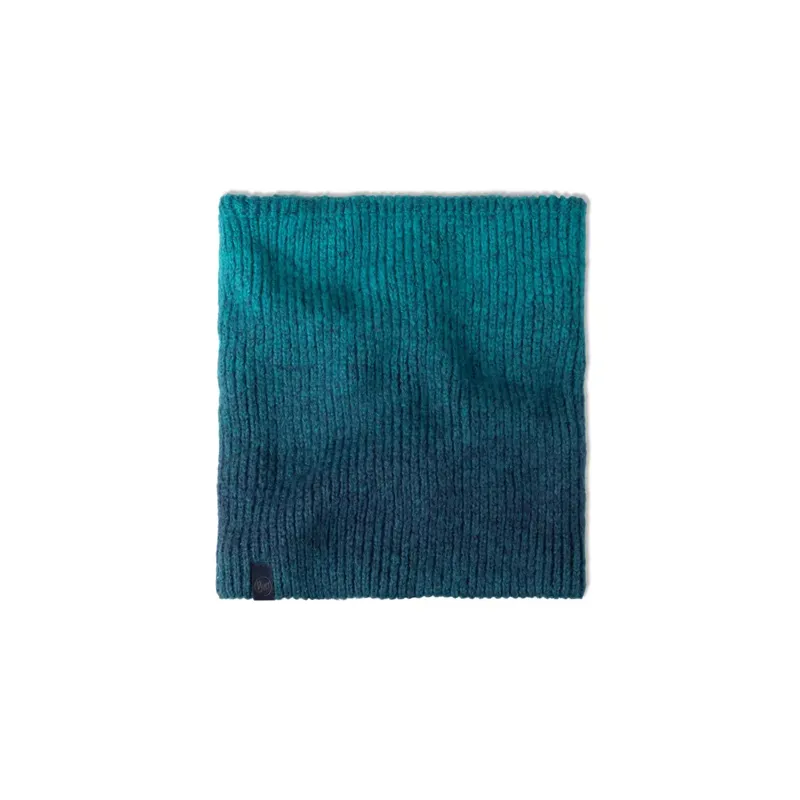 Buff Knitted and Fleece Neck Warmer Marin Blue Ink-2