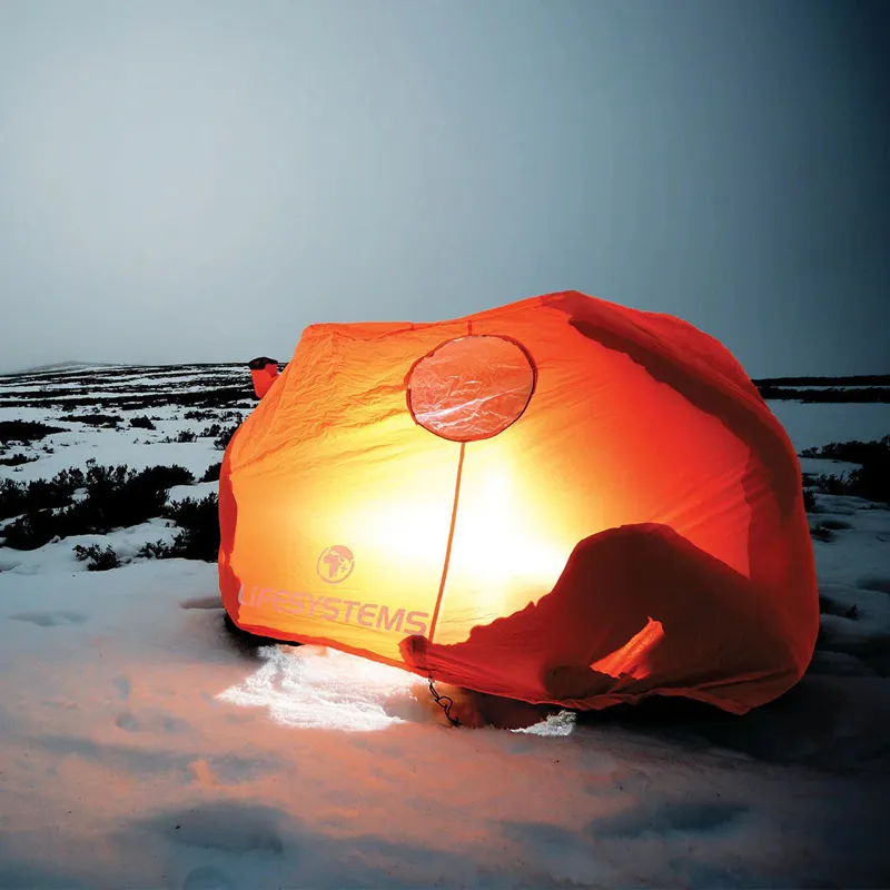Lifesystems 2 Person Emergency Group Survival Shelter - Orange-7