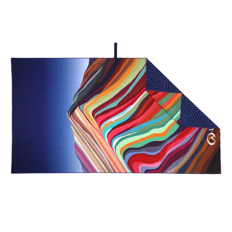 Lifeventure Giant Recycled SoftFibre Trek Towel - Rainbow Mountain-1
