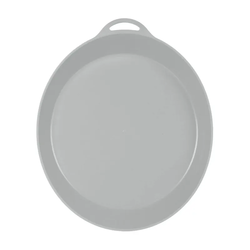 Lifeventure Ellipse Plate - Light Grey-1
