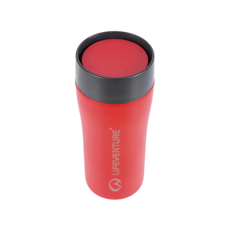 Lifeventure One-Touch Thermal Mug 350ml - Red-1