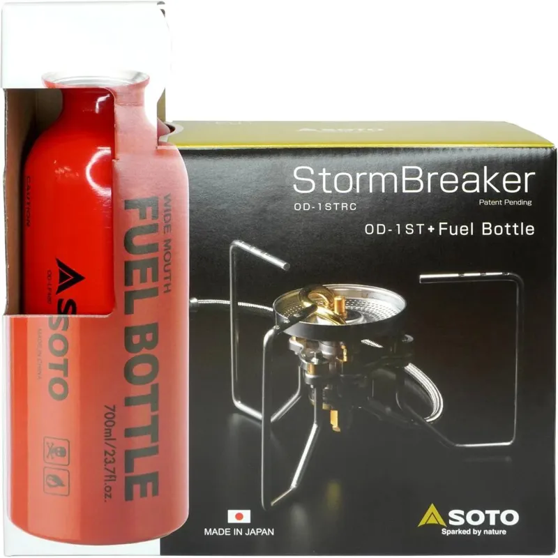 Soto Stormbreaker Multi Fuel Camping Stove with Fuel Bottle-3