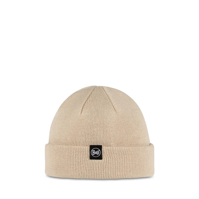 Buff Knitted Beanie Lilon Fisherman B Biscotti