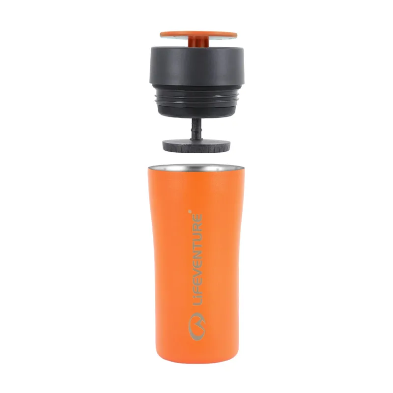 Lifeventure One-Touch Thermal Mug 350ml - Orange-2