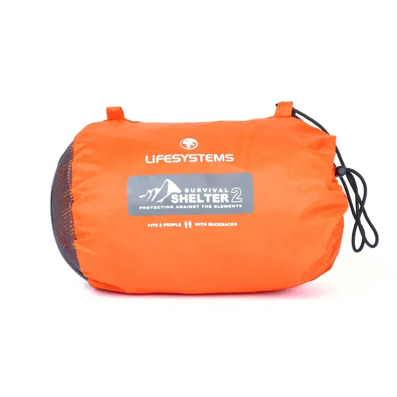 Lifesystems 2 Person Emergency Group Survival Shelter - Orange-3