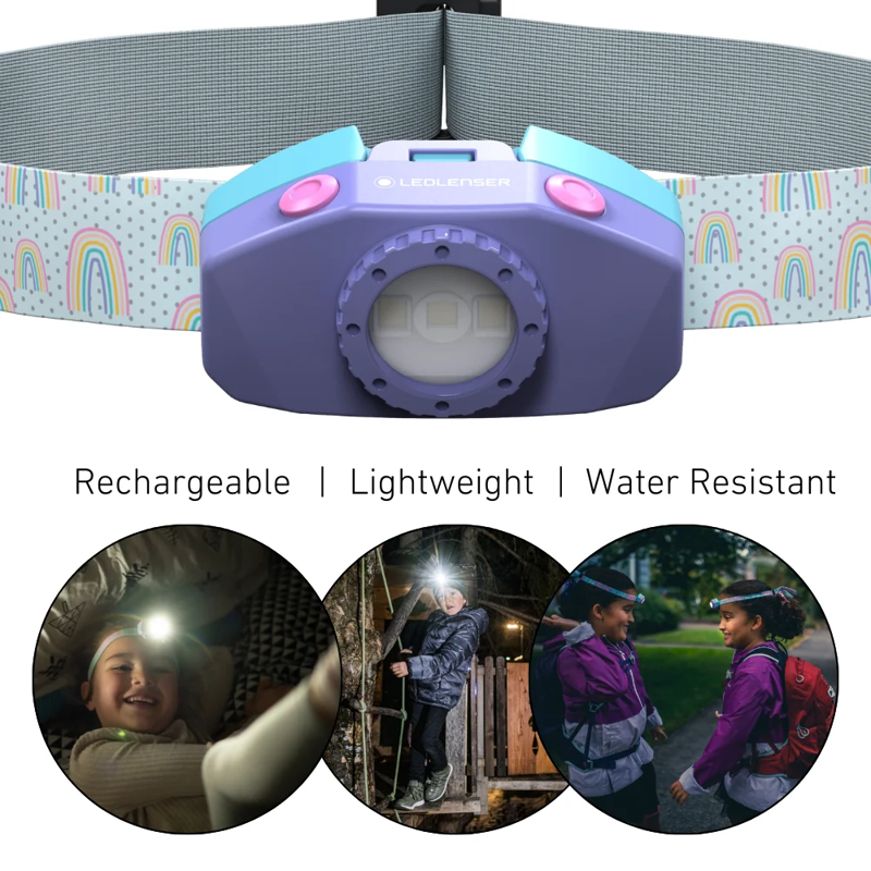 Ledlenser KIDLED2 Headlamp Purple 40lm-4