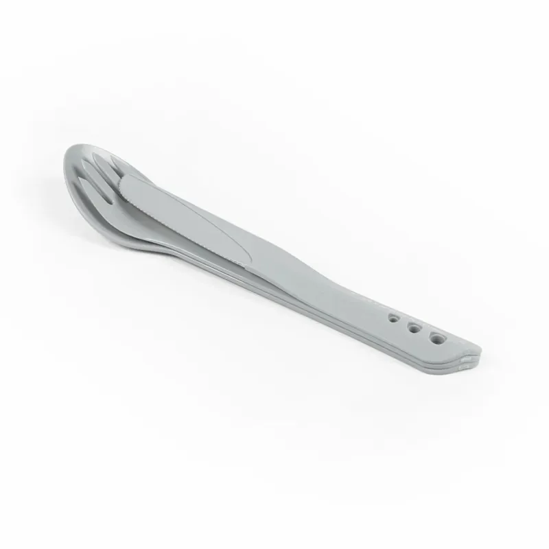 Lifeventure Ellipse Cutlery Set - Light Grey-1