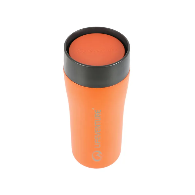 Lifeventure One-Touch Thermal Mug 350ml - Orange-1