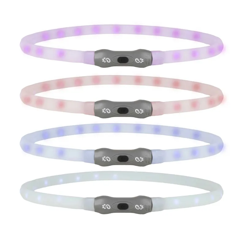 Mountain Paws Rechargeable Multi-Coloured Dog Collar Light-4
