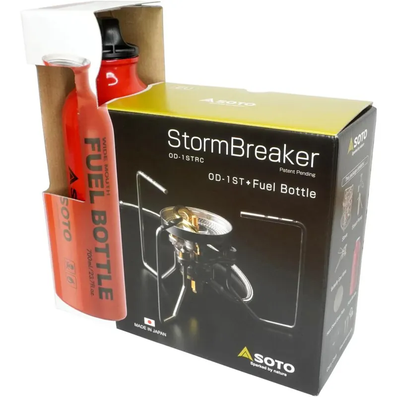 Soto Stormbreaker Multi Fuel Camping Stove with Fuel Bottle-7