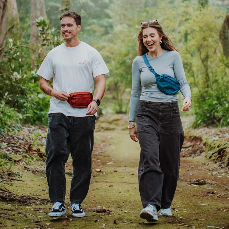 Lifeventure Discovery RFiD Water Resistant Belt and Hip Pack - Rust Red-7