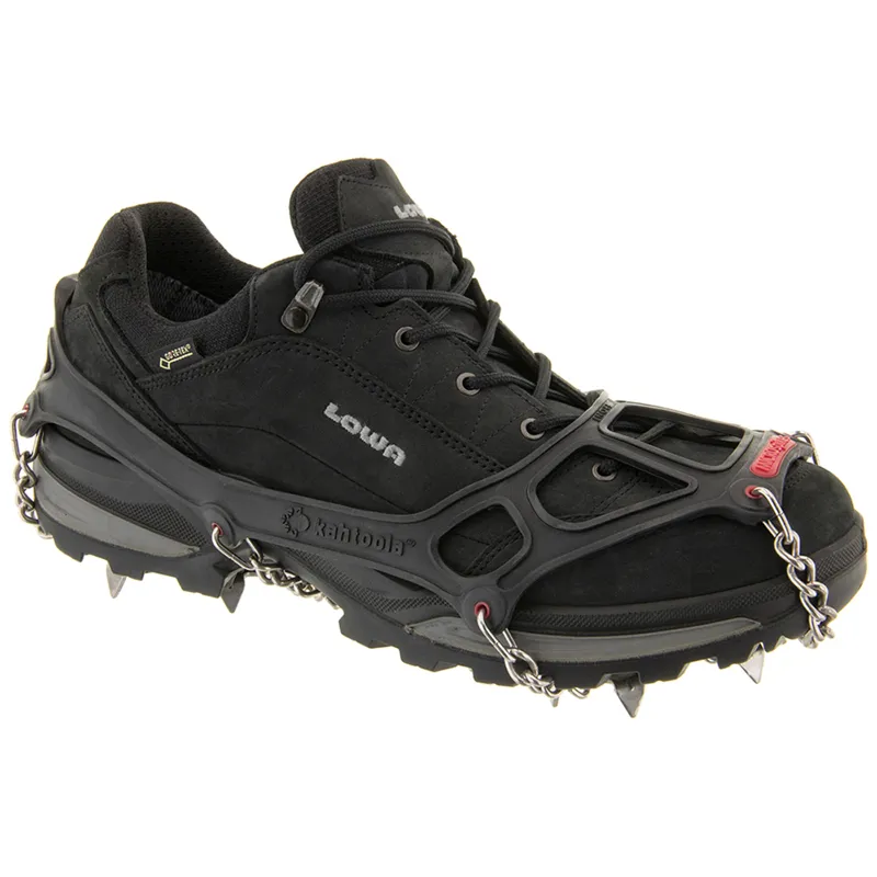 Kahtoola MICROspikes Traction Footwear for Ice Snow - Unisex Adult Black S-XL - Steel Spikes - All-Season Grip