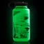 Nalgene Special Edition 1 Litre Sustain Wide Mouth Water Bottle - GLO WYLD - Black Mushrooms