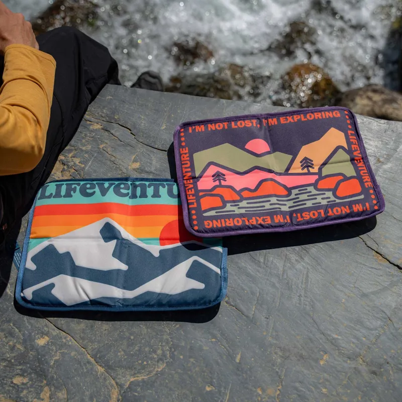 Lifeventure Waterproof Padded Sit Mat - Retro-4