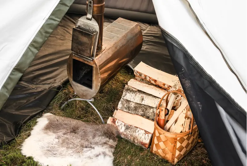 Tentipi Eldfell Pro Tent Wood Burning Stove - For Size 5 Tentipi-2