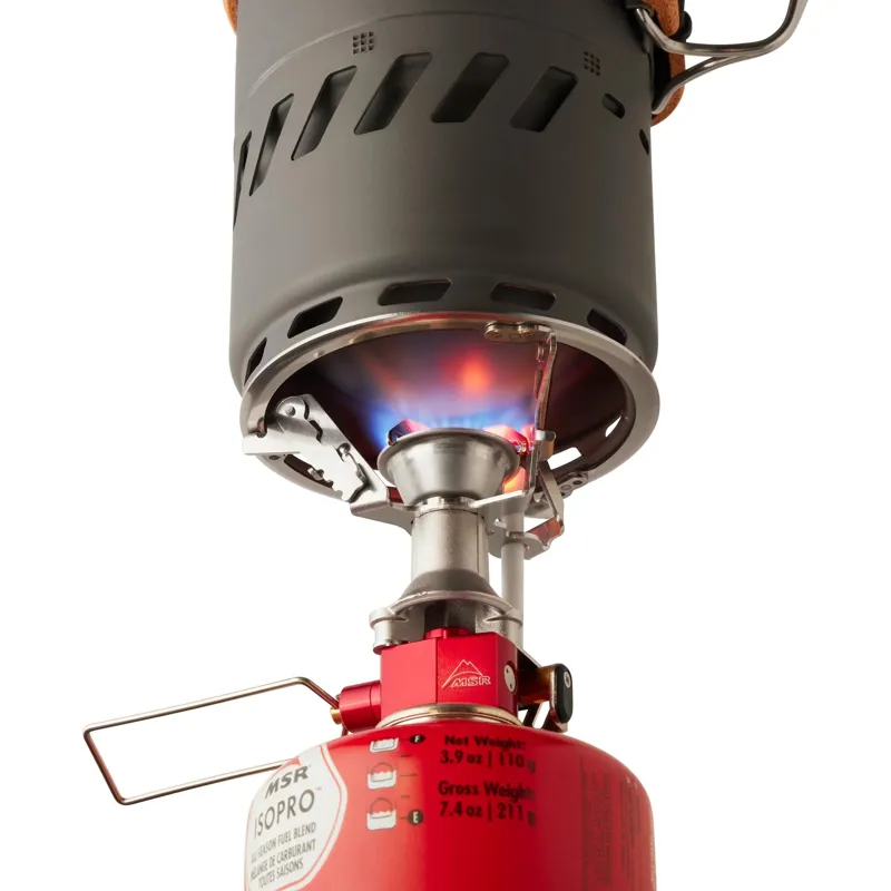 MSR Switch Regulated Stove System with Pot Piezo ignition and Stand-9