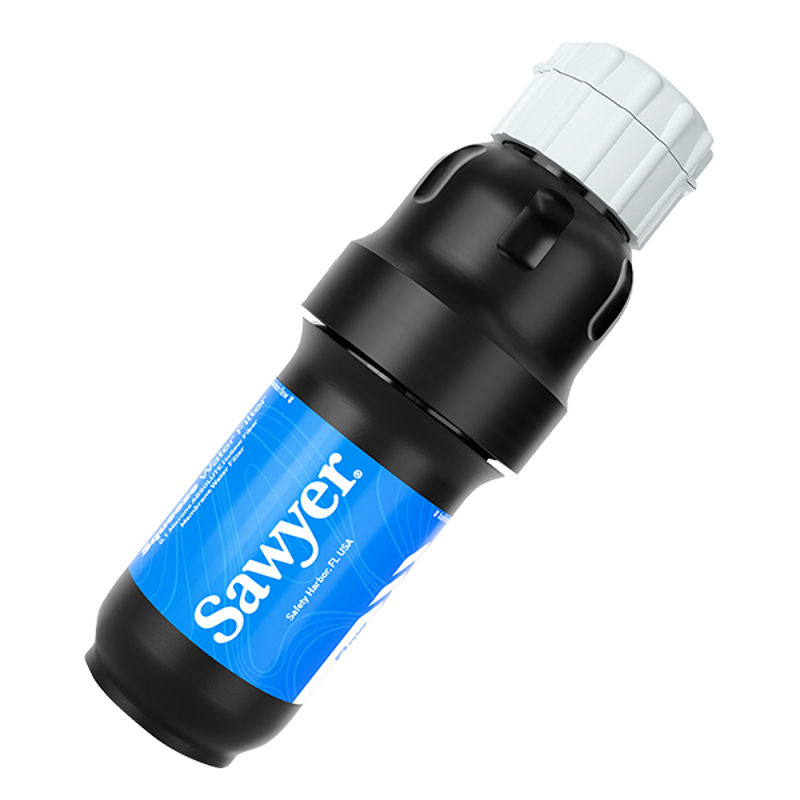 Sawyer Squeeze Water Filter System with Two Water Bags and backwashing syringe - can be cleaned and reused almost indefinitely