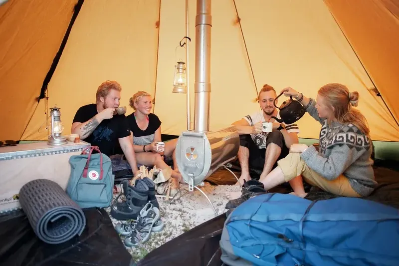 Tentipi Eldfell Pro Tent Wood Burning Stove - For Size 5 Tentipi-5