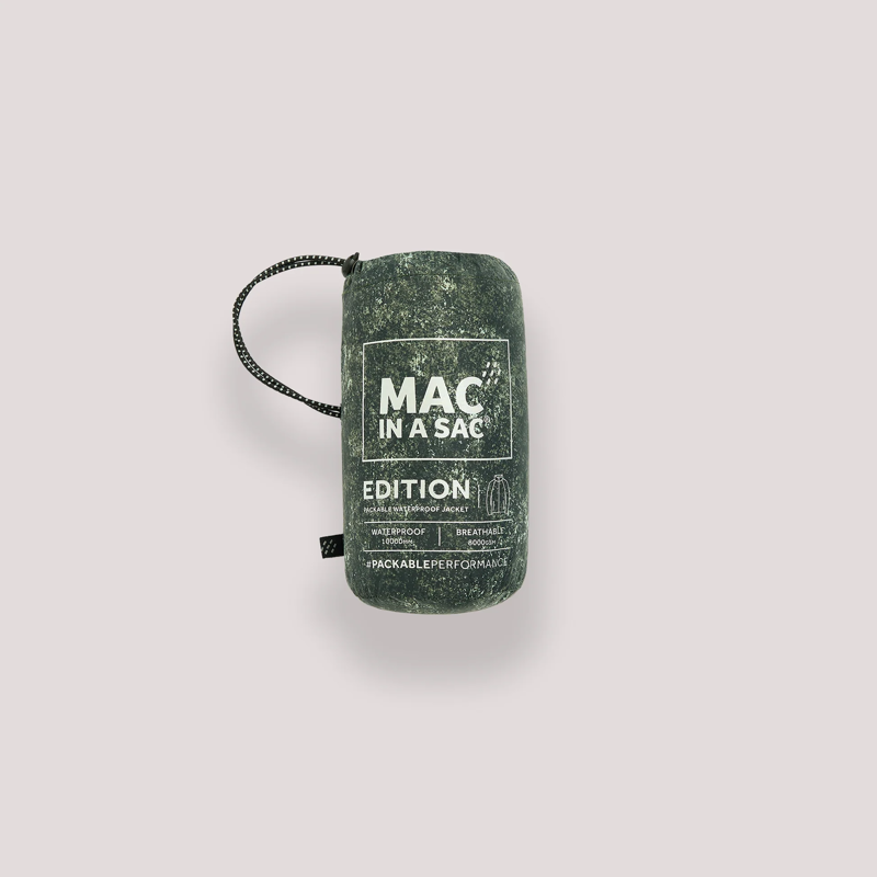 Mac In A Sac Unisex 'Edition' Waterproof Jacket Jacket -  Khaki Etch-6