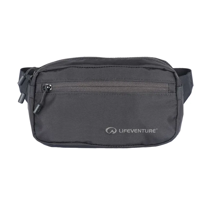 Lifeventure Discovery RFiD Water Resistant Belt and Hip Pack - Black