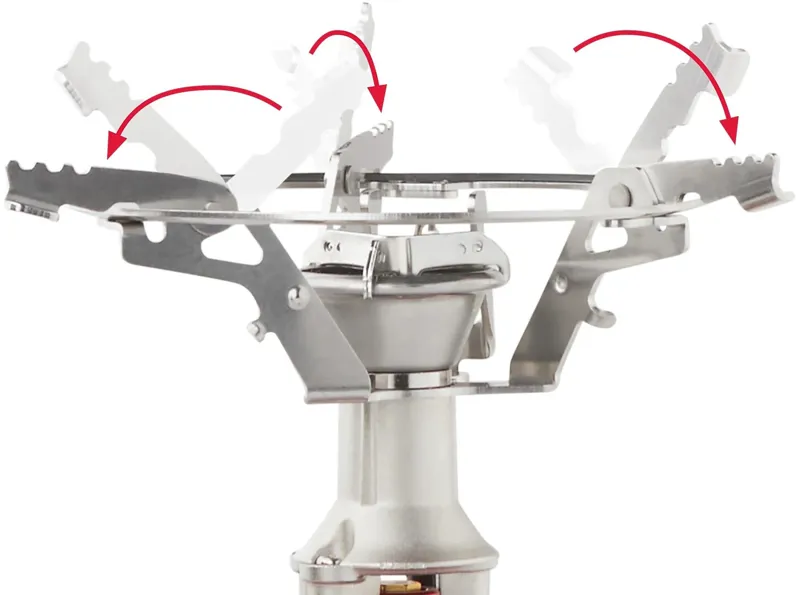 MSR Switch Regulated Stove System with Pot Piezo ignition and Stand-8