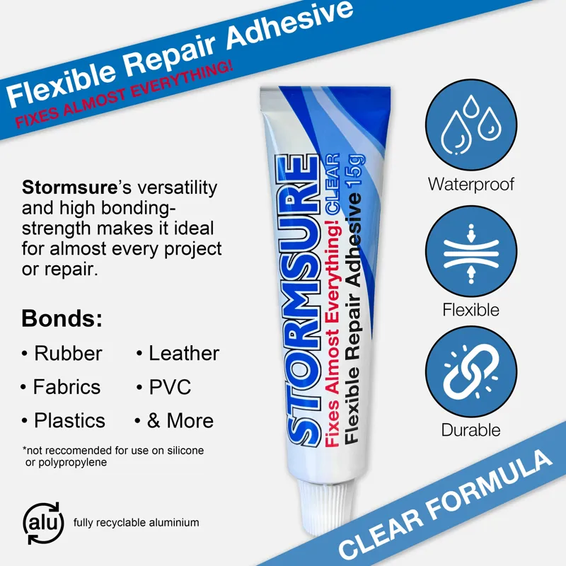 Stormsure Flexible Repair Adhesive - Clear 15g-1