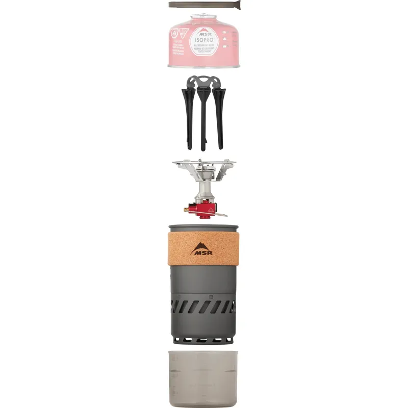 MSR Switch Regulated Stove System with Pot Piezo ignition and Stand-1