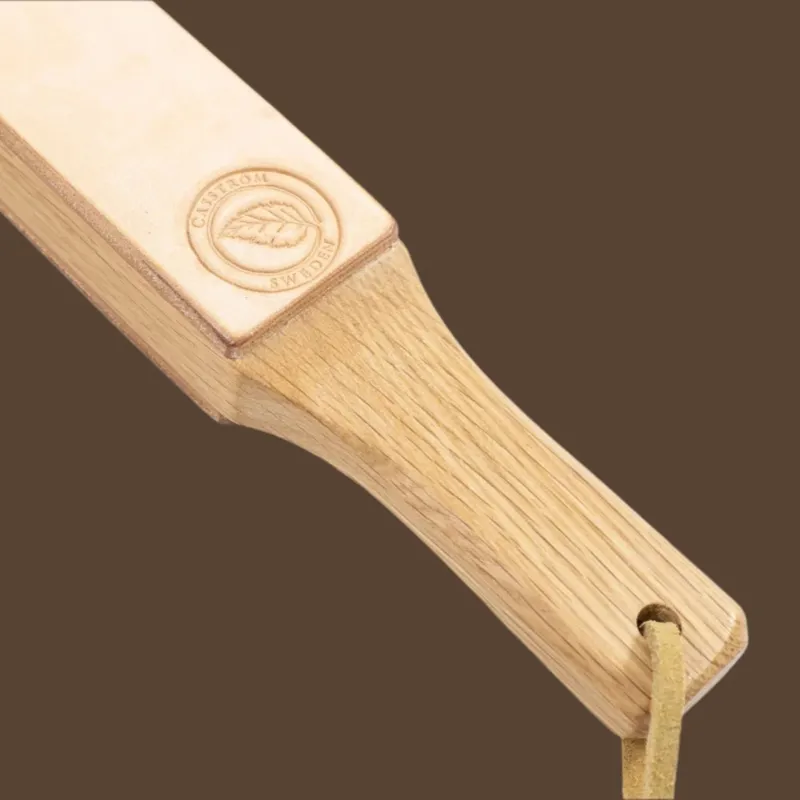 Casstrom Hand Made Paddle Strop - for knife stropping and sharpening-2