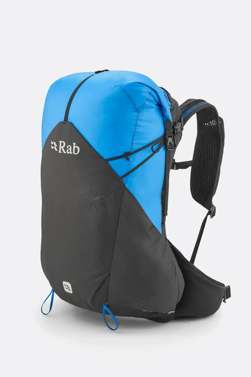 Rab Syclon XP 30 Lightweight and Waterproof Backpack - Black/Maya Blue