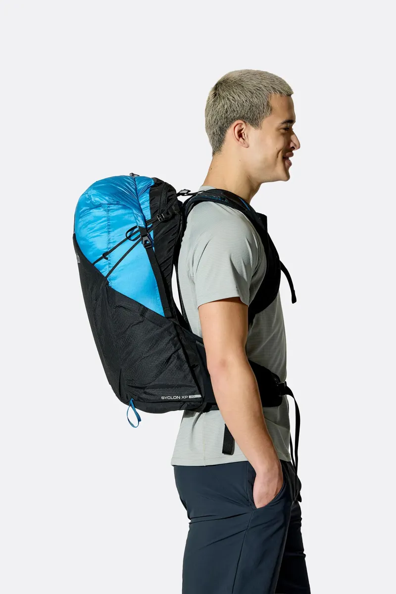 Rab Syclon XP 30 Lightweight and Waterproof Backpack - Black/Maya Blue-4