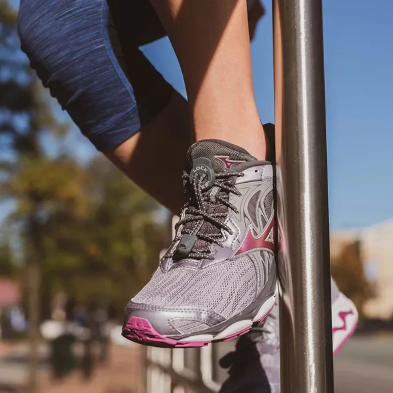 Lock Laces Original Elastic No-Tie Shoelaces 48 inch One Size Fits All -  Grey Reflective-1