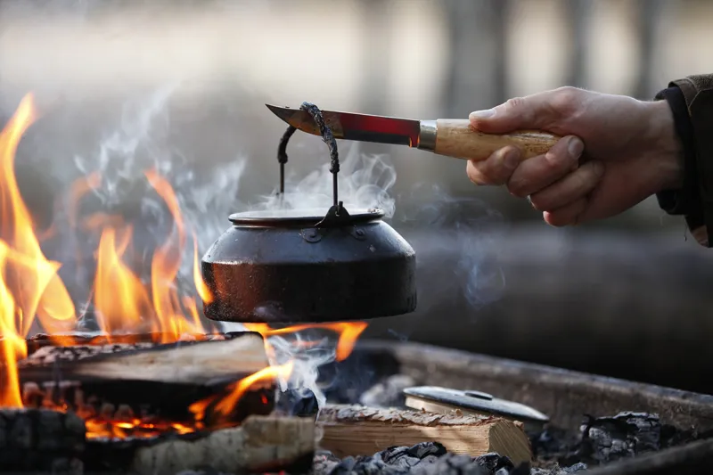 Marttiini Lynx 131 Curly Birch Puukko Knife-5