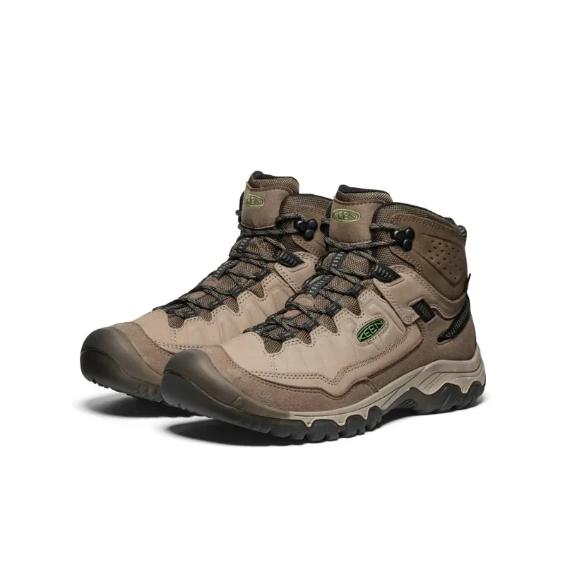 Keen Targhee IV Mid Waterproof Mens Wide Original Fit Walking Boots Brindle/Canteen