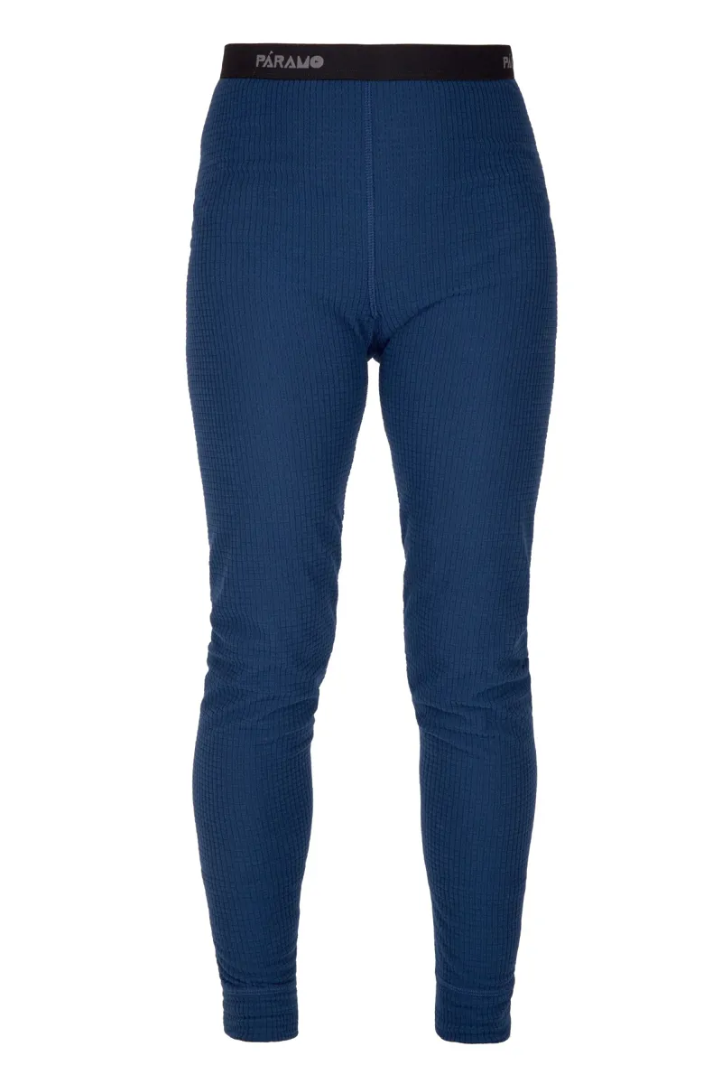 Paramo Womens Grid Long Janes Midnight Blue Baselayer - Long Johns-2