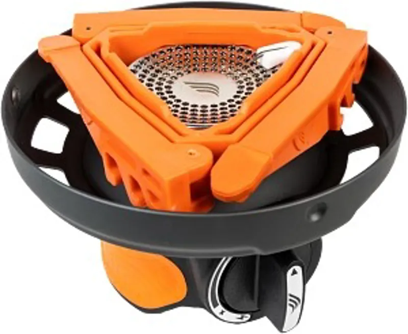 Jetboil Flash 1L Camping Stove System with Pot Push-Button Igniter Carbon Color Fast Boil-5