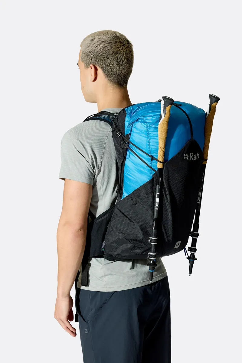 Rab Syclon XP 30 Lightweight and Waterproof Backpack - Black/Maya Blue-10