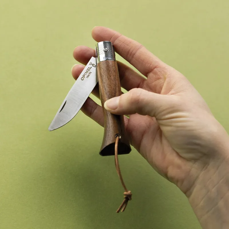 Opinel Neo6 Opiflex Knife - EDC Non Locking - Black Walnut Handle-5