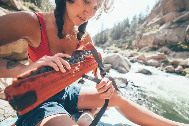 Crazy Creek Hex 2.0 Original Camping Chair - Copper/Slate Grey-7