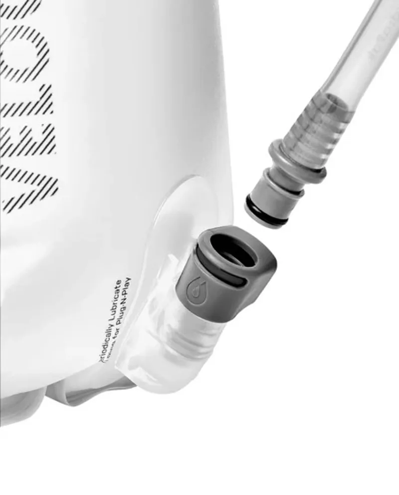 Hydrapak Velocity 2L Water Bladder Reservoir with Drinking Hose - Clear-7