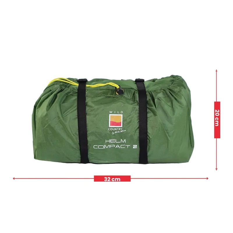 Wild Country Helm Compact 2 Person Bike and Back Packing Tent 2.17kg Trail Weight -3