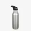 Klean Kanteen Classic Water Bottle with Flip Seal Sport Cap 800ml - Brushed Stainless