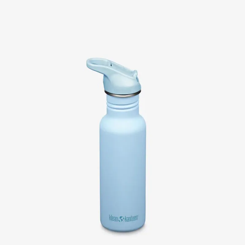 Klean Kanteen Classic Water Bottle with Flip Seal Sport Cap 800ml - Clear Sky