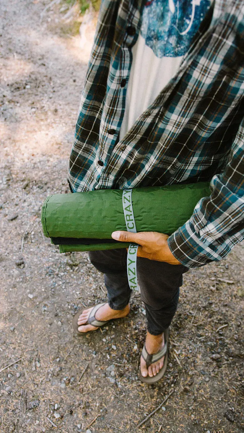 Crazy Creek Hex 2.0 Original Camping Chair - Olive/Slate Grey-9