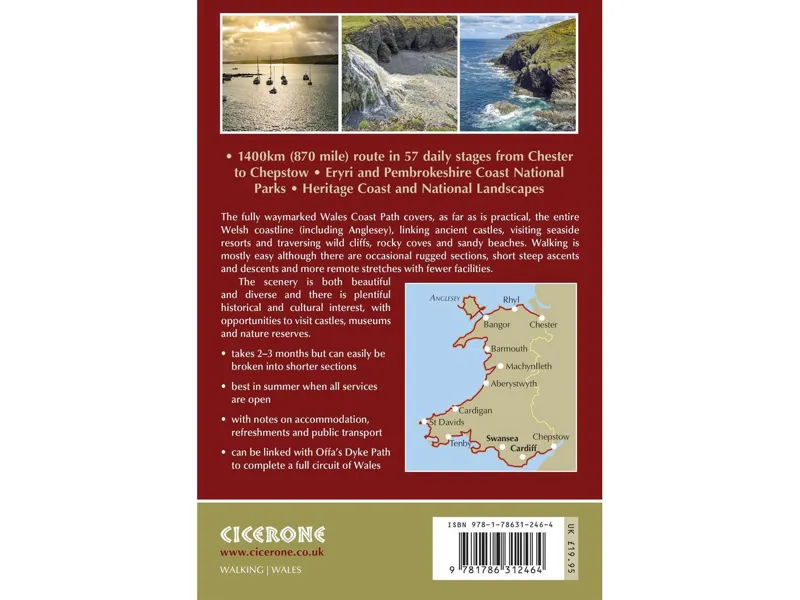 The Wales Coast Path - Chester to Chepstow -Paddy Dillon - Cicerone Press - 3rd Edition-1